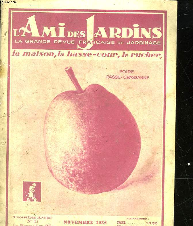 L'AMI DES JARDINS - 3 ANNEE - N11