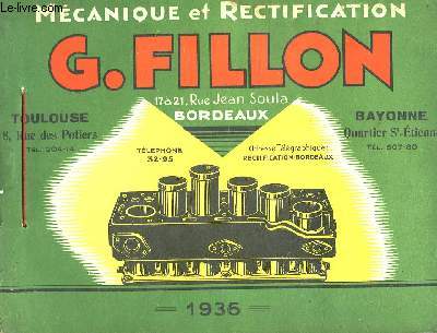 MECANIQUE ET RECTIFICATION G. FILLON
