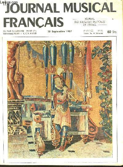 LE JOURNAL MUSICAL FRANCAIS - 6 ANNEE - N 60