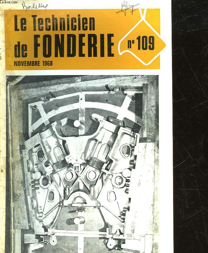 LE TECHNICIEN DE FONDERIE - N 109