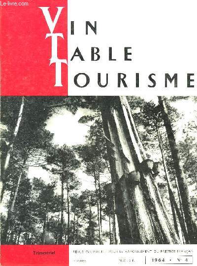 VIN TABLE TOURISME - 7 ANNEE - N4