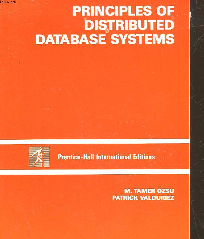 PRINCIPALES OF DISTRIBUTED DATABASE SYSTEMS