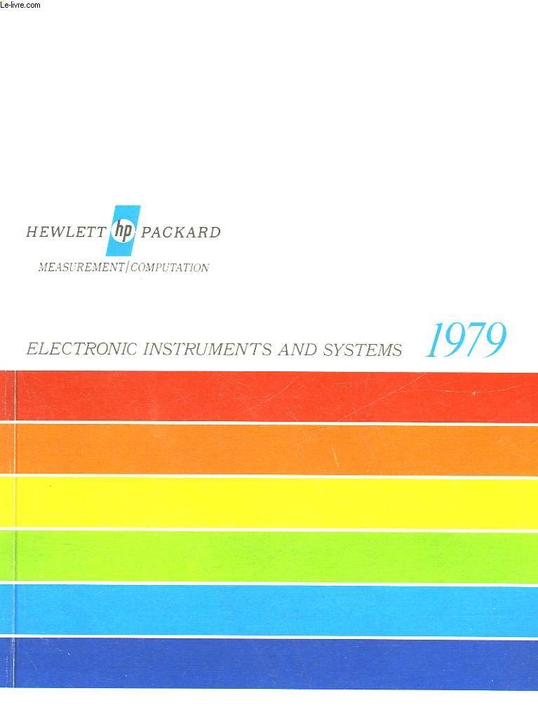 HEWLETT PACKARD - ELECTRONIC INSTRUMENTS AND SYSTEMS