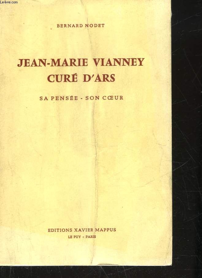 KEAN-MARIE VIANNEY CURE D'ARS