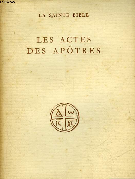 LES ACTES DES APOTRES