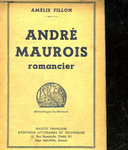 ANDRE MAUROIS ROMANCIER