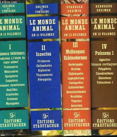 LE MONDE ANIMAL - EN 12 VOLUMES
