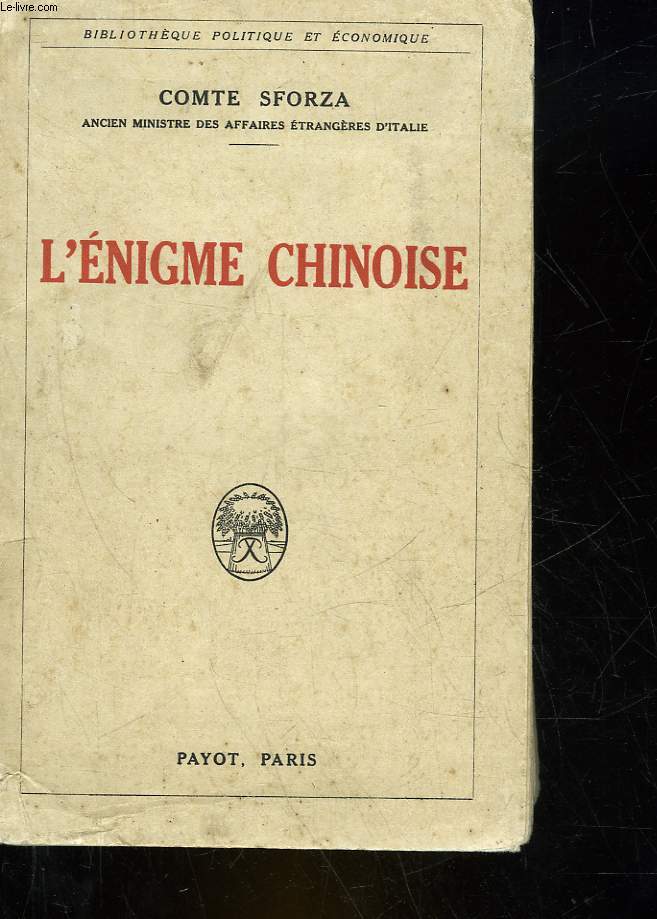 L'ENIGME CHINOISE