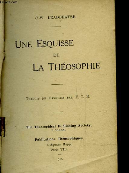 UNE ESQUISSE DE LA THEOSOPHIE
