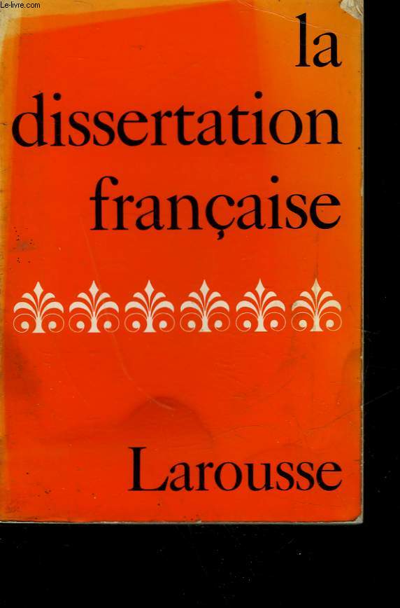 LA DISSERTATION FRANCAISE - LE COMMENTAIRE COMPOSE
