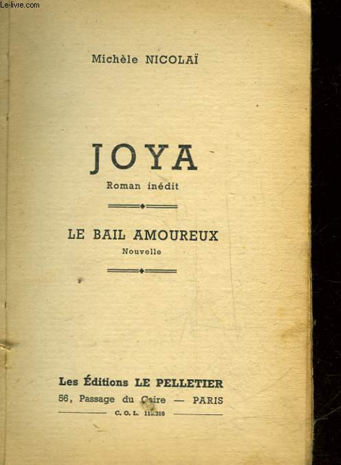 JOYA - LE BAIL AMOUREUX