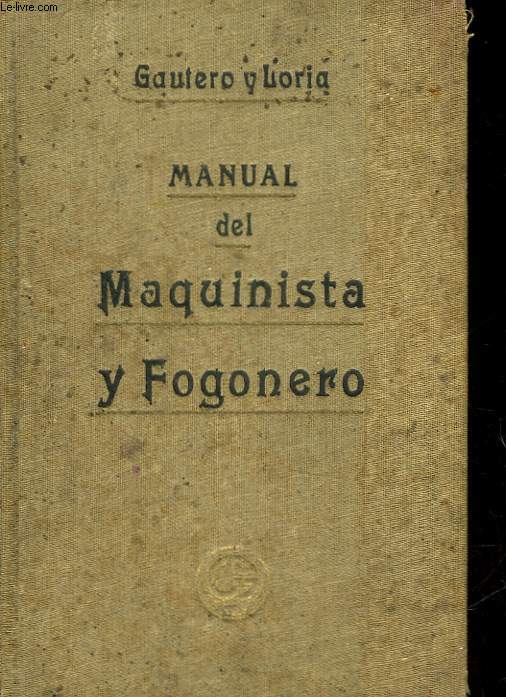 MANUAL DEL MAQUINISTA Y FOGONERO