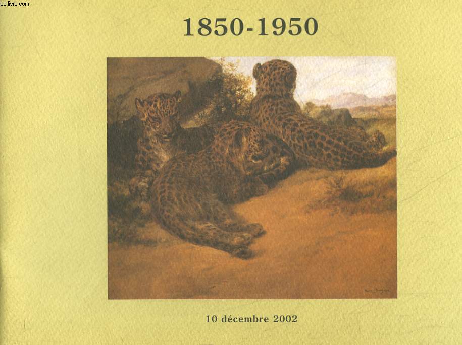 1 CATALOGUE DE VENTE AUX ENCHERES - 1850-1950