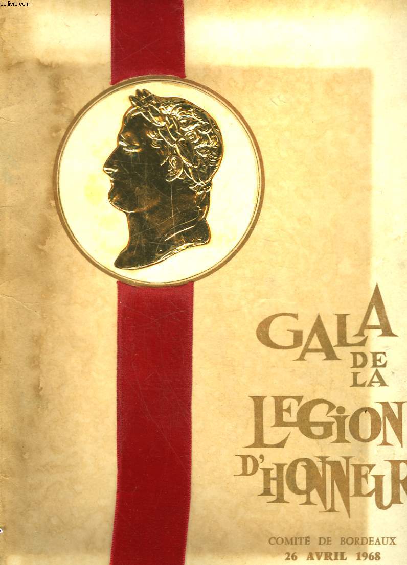 1 PROGRAMME - GALA DE LA LEGION D'HONNEUR