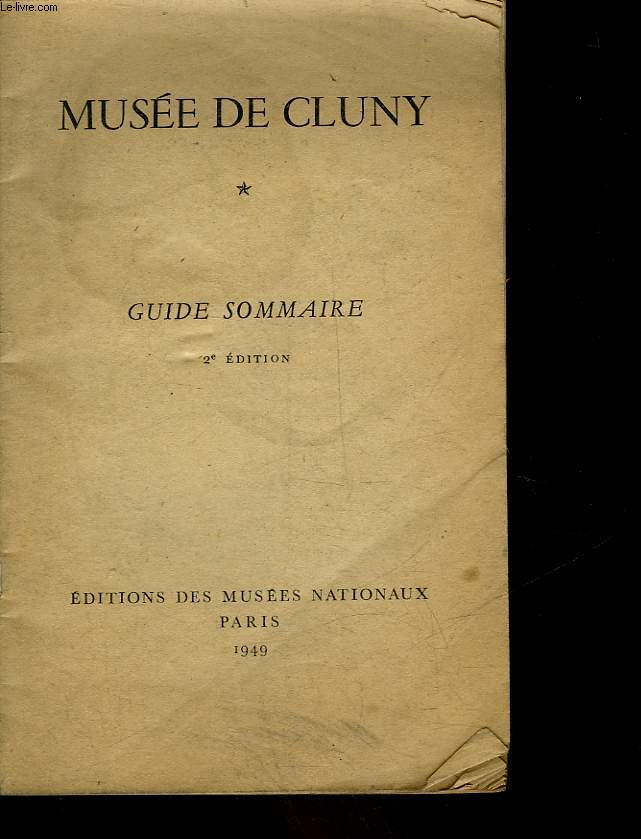 MUSEE DE CLUNY - GUIDE SOMMAIRE