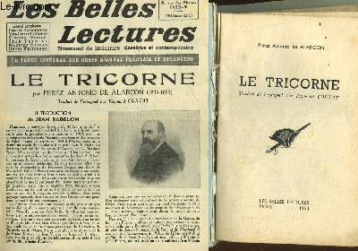 LE TRICORNE - LES BELLES LECTURES - 6 ANNEE - N173