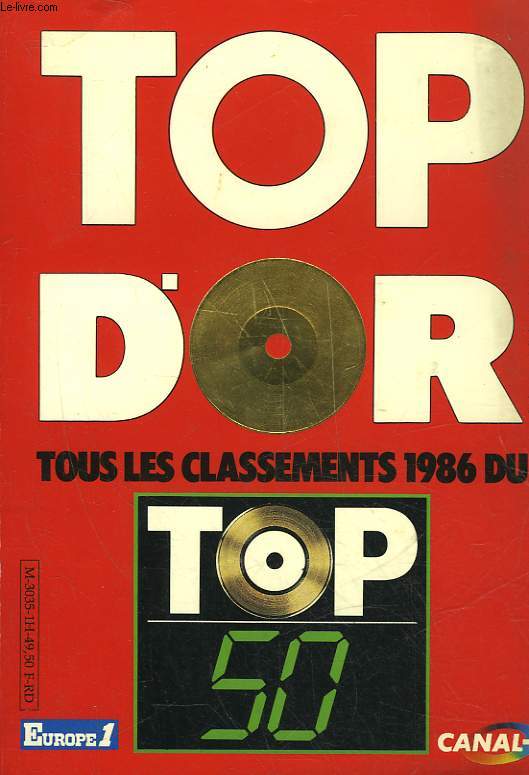 TOP D'OR - TOUS LES CLASSEMENTS 1986