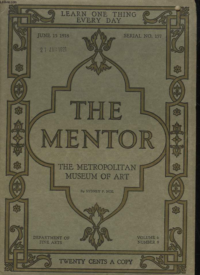 THE MENTOR - SERIAL N157 - VOLUME 6 - N9 - THE METROPOLITAN MUSEUM OF ART