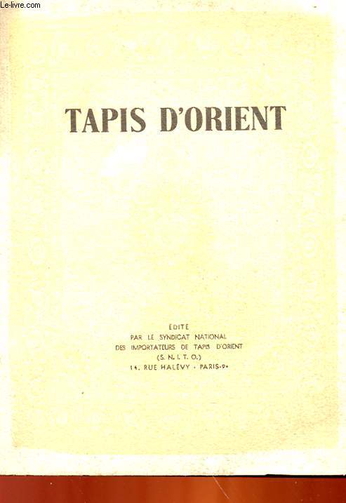 TAPIS D'ORIENT