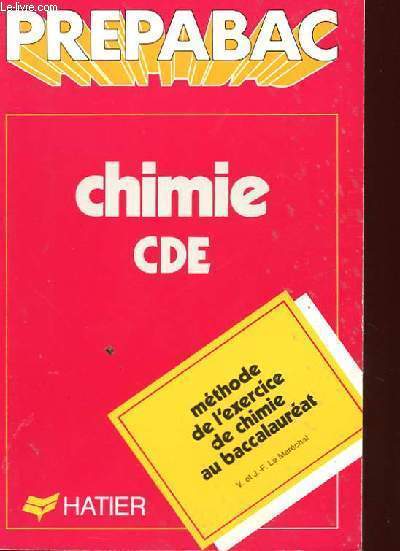 PREPABAC - CHIMIE C.D.E.