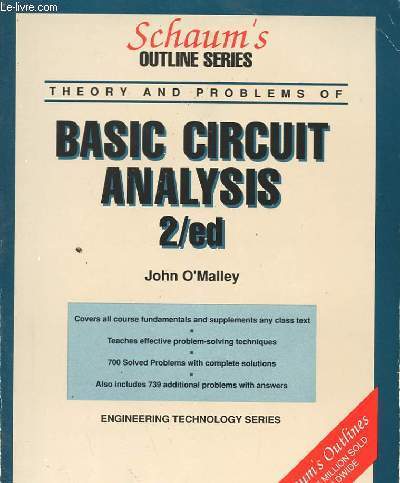 BASIC CIRCUIT ANALYSIS 2/ED SECOND EDITION