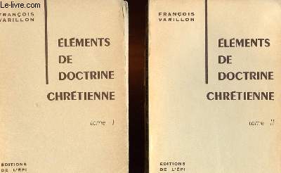 ELEMENTS DE DOCTRINE CHRETIENNE EN 2 TOME