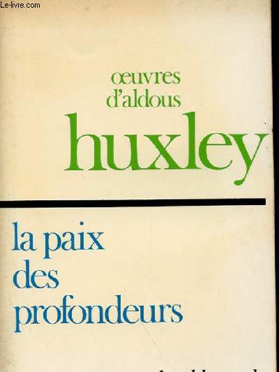 LA PAIX DES PROFONDEURS