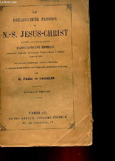 LA DOULOUREUSE PASSION DE N.-S. JESUS-CHRIST