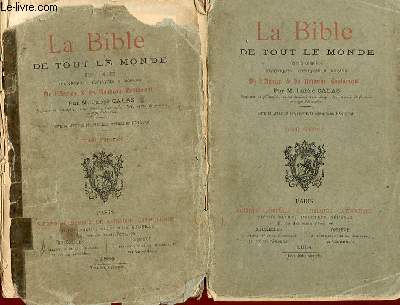 LA BIBLE DE TOUT LE MONDE EN 2 TOMES