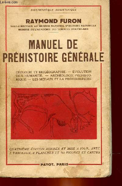 MANUEL DE PREHISTOIRE GENERALE