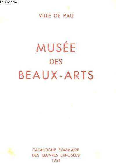 VILLE DE PAU - MUSEE DES BEAUX-ARTS