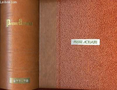 PRESSE ACTUALITE ANNEE 1977 & 1978 (18 numros)