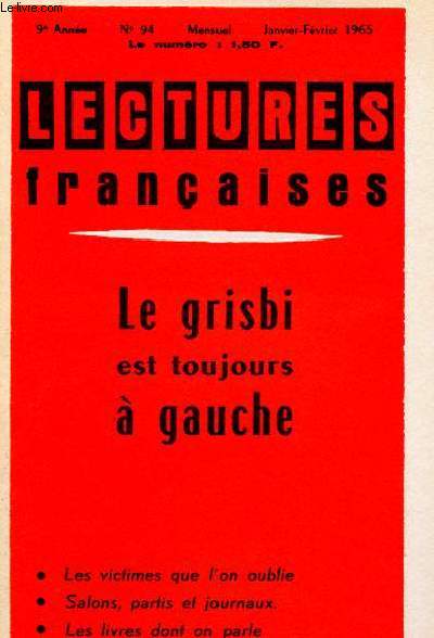 LECTURES FRANCAISES N 94 - LE GRISBI EST TOUJOURS A GAUCHE