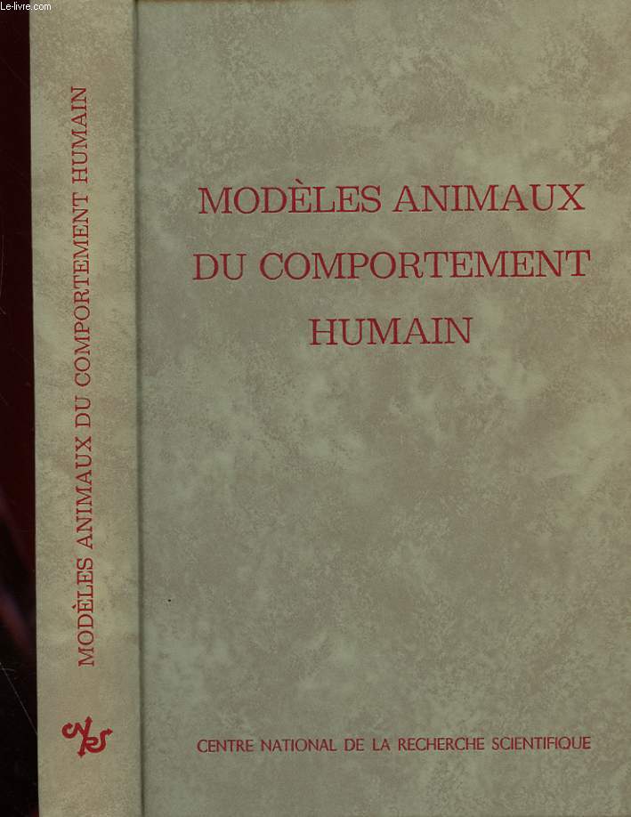 N 198 - MODELES ANIMAUX DU COMPLRTEMENT HUMAIN