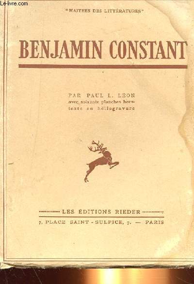 BENJAMIN CONSTANT