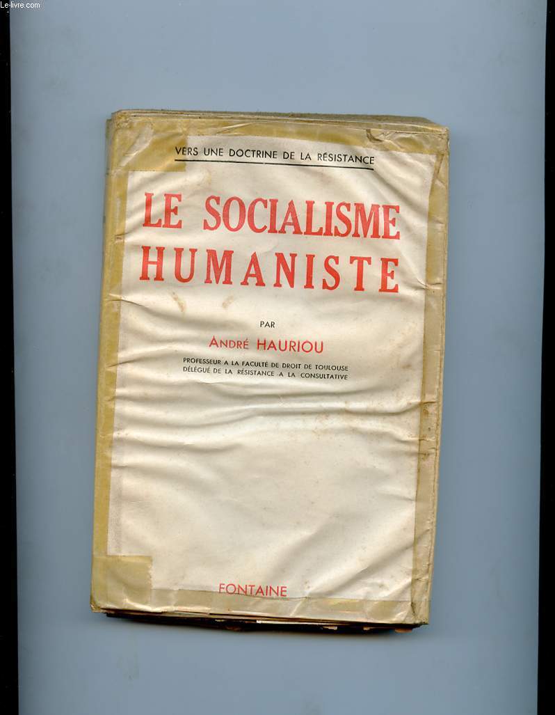 LE SOCIALISME HUMANISTE