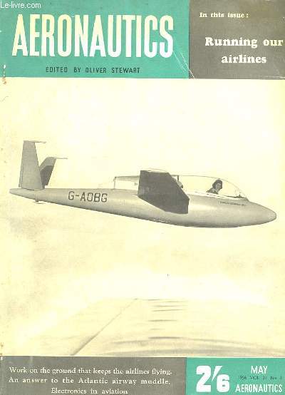 AERONAUTICS N 3 1956. TEXTE EN ANGLAIS. RUNNINS OUR AIRLINES, SOMMERS KENDALL CAPERS...