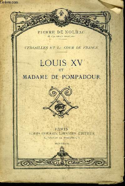 LOUIS XV ET MADAME DE POMPADOUR