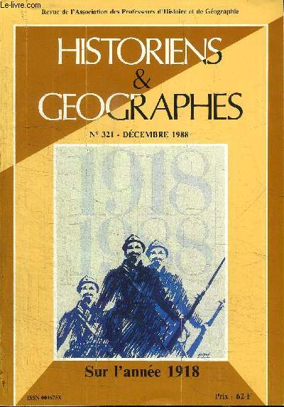 HISTORIENS & GEOGRAPHES N321 - Rencontre APHG/SGEN-CFDT, Motions votes  l'AG du 20 novembre 1988
