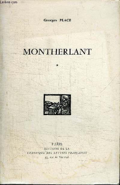 MONTHERLANT