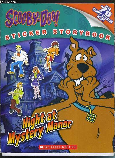 SCOOBY-DOO! - JULY 2012 - STICKER STORYBOOK - NIGHT AT MYSTERY MANOR