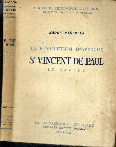 ST VINCENT DE PAUL - LE SAVANT - LA REVOLUTION INAPERCUE