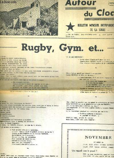 AUTOUR DU CLOCHER - N10 - novembre 1972 / Rugby, Gym etc... / sauver l'Eskuara...