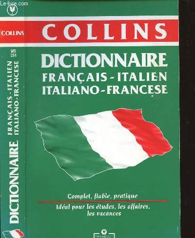 DICTIONNAIRE COLLINS FRANCAIS/ITALIEN - ITALIEN/FRANCAIS