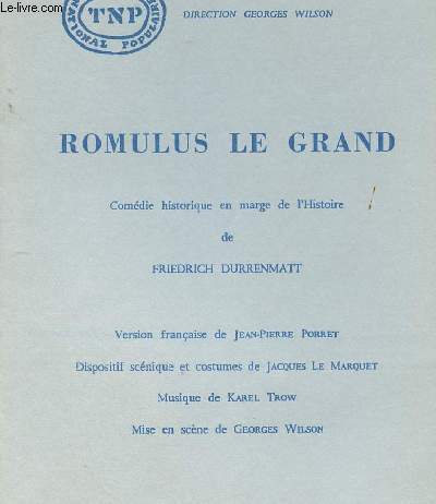 EXTRAIT : ROMULUS LE GRAND
