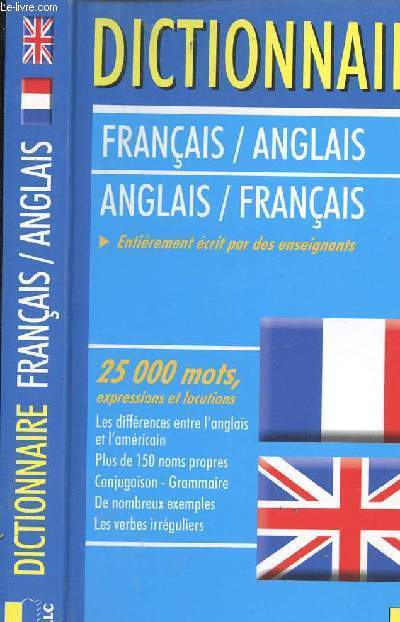 DICTIONNAIRE FRANCAIS/ANGLAIS - ANGLAIS/FRANCAIS