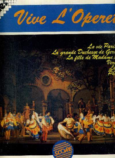 1 COFFRET DE 3 DISQUES AUDIO 33 TOURS - NMU526 - VIVE L'OPERETTE / La vie parisienne / la grande duchesse de Gerolstein / la fille de madame Angot / Vronique / L-haut / Phi-phi...