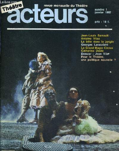 ACTEURS - N1 - janvier 1982 - c'est arriv hier / les gants de la montagne / le grand magic circus cre 