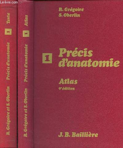 Prcis d'anatomie - En 2 volumes - Tomes I