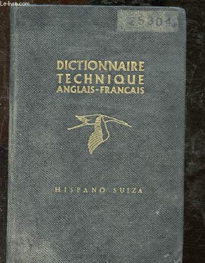 Dictionnaire technique anglais-franais